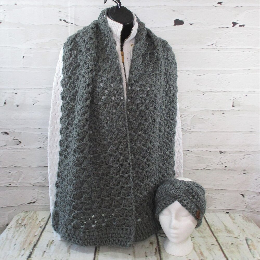 Duncan Street Designs Handcrafted Scarf and Ear Warmer Set